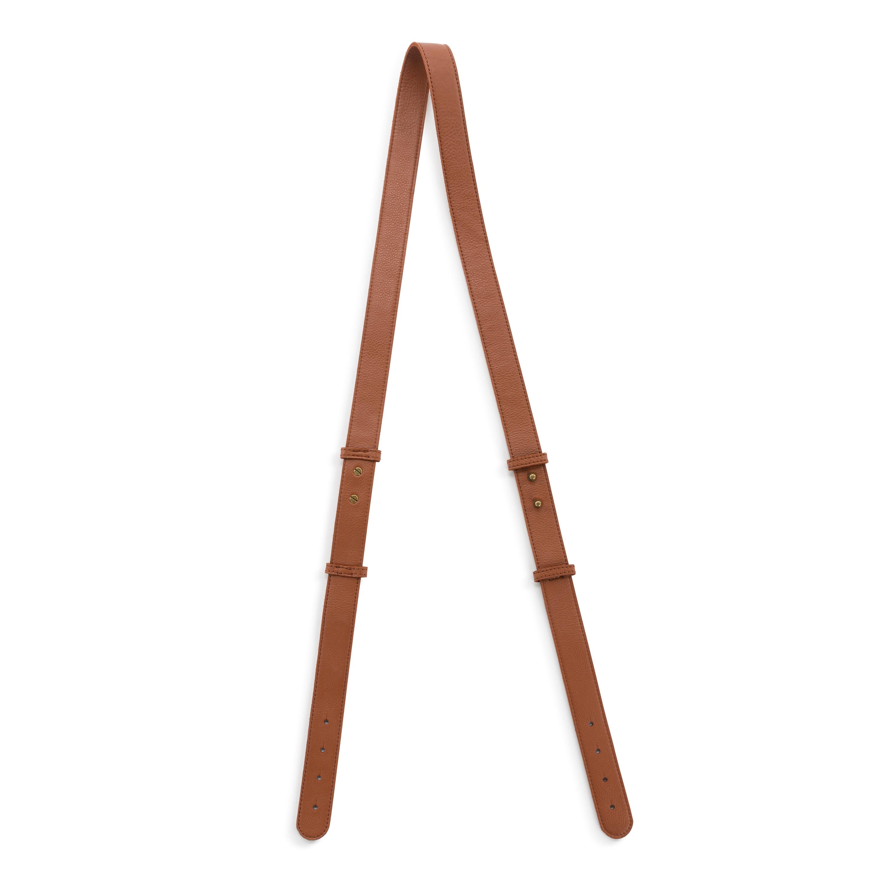 The Sak Leather Crossbody Strap - Leather - Tobacco
