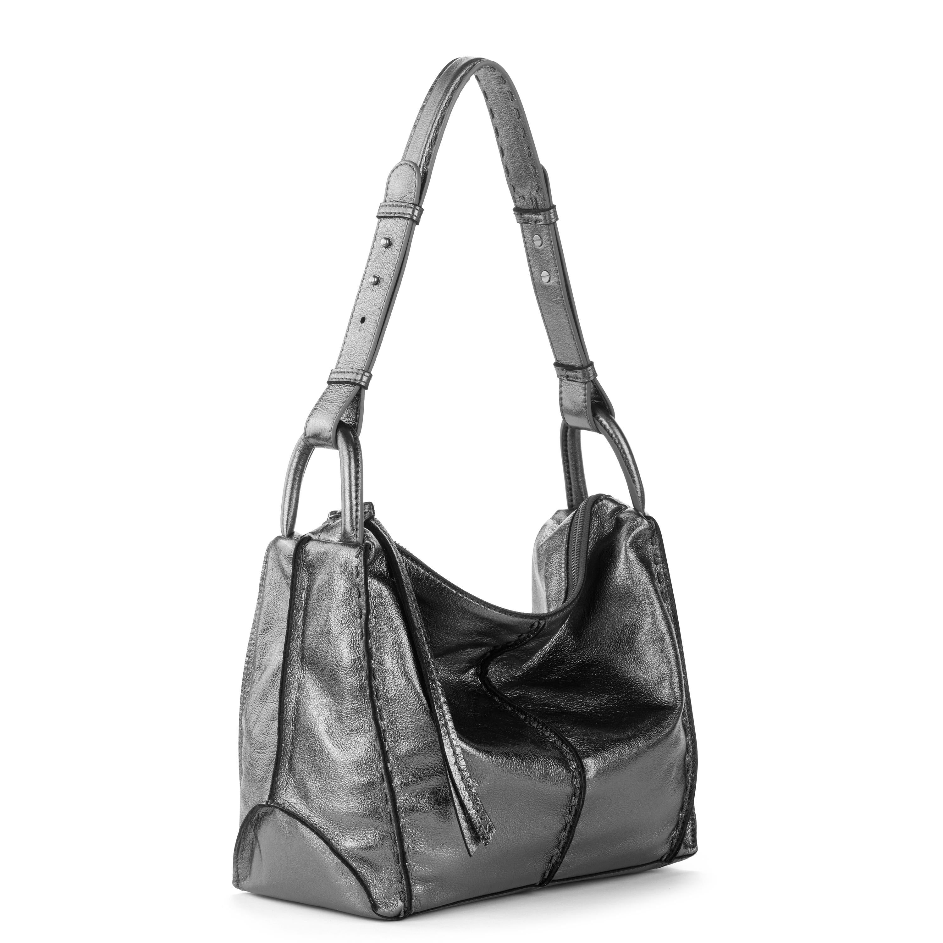 The Sak Los Feliz Hobo - Leather - Gunmetal