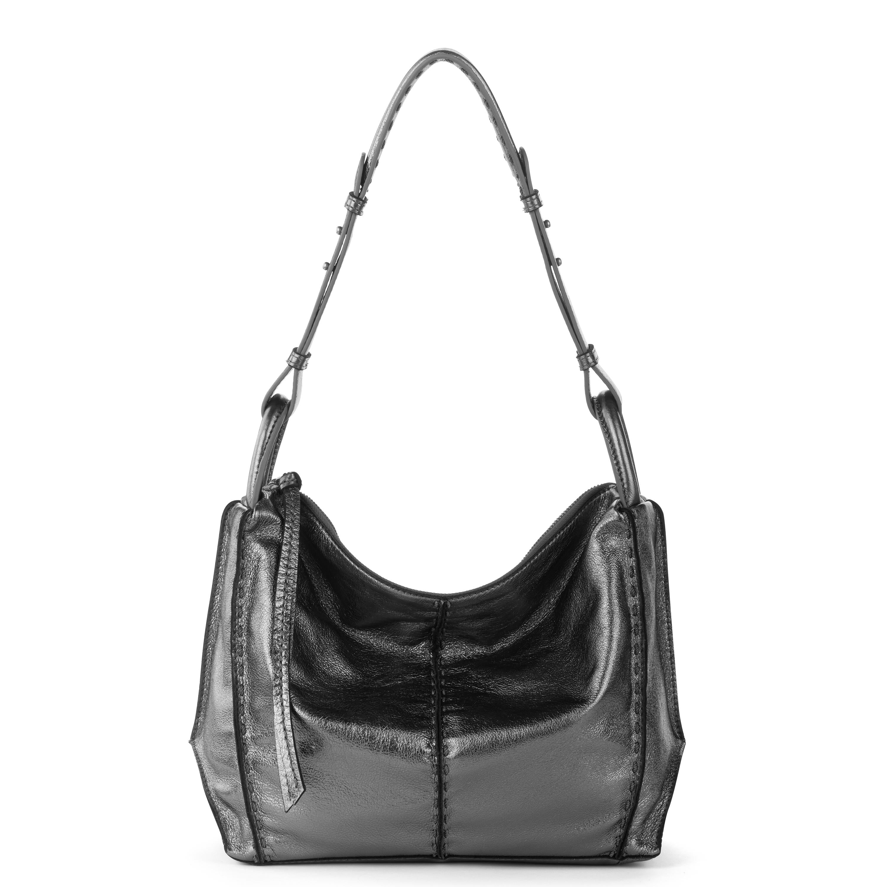 The Sak Los Feliz Hobo - Leather - Gunmetal