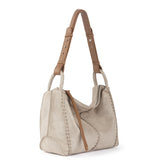 The Sak Los Feliz Hobo - Leather - Sand Sparkle Suede