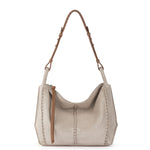 The Sak Los Feliz Hobo - Leather - Sand Sparkle Suede