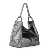 The Sak Los Feliz Large Tote - Leather - Gunmetal