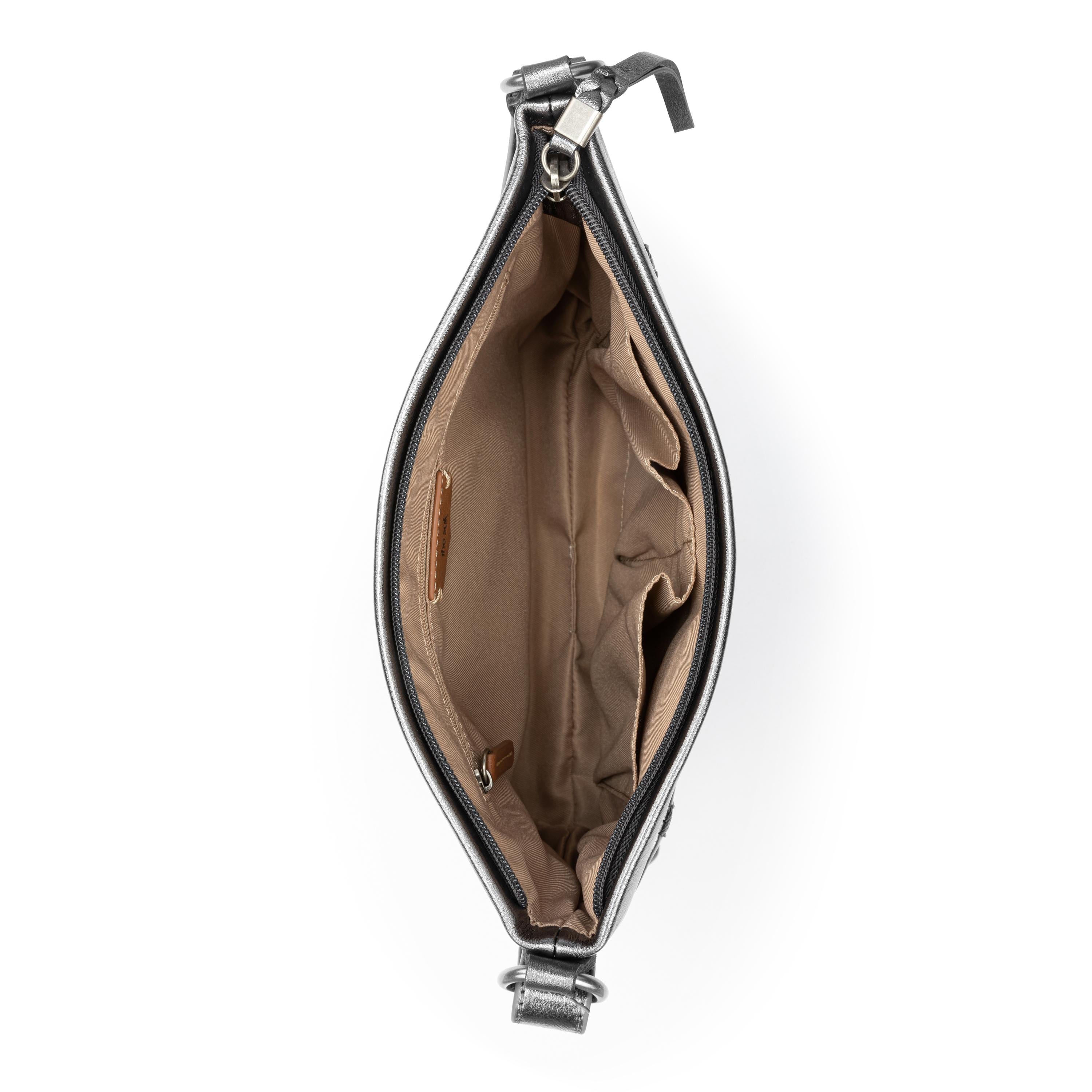 The Sak Melrose Crossbody - Leather - Gunmetal