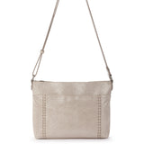 The Sak Melrose Crossbody - Leather - Sand Sparkle Suede