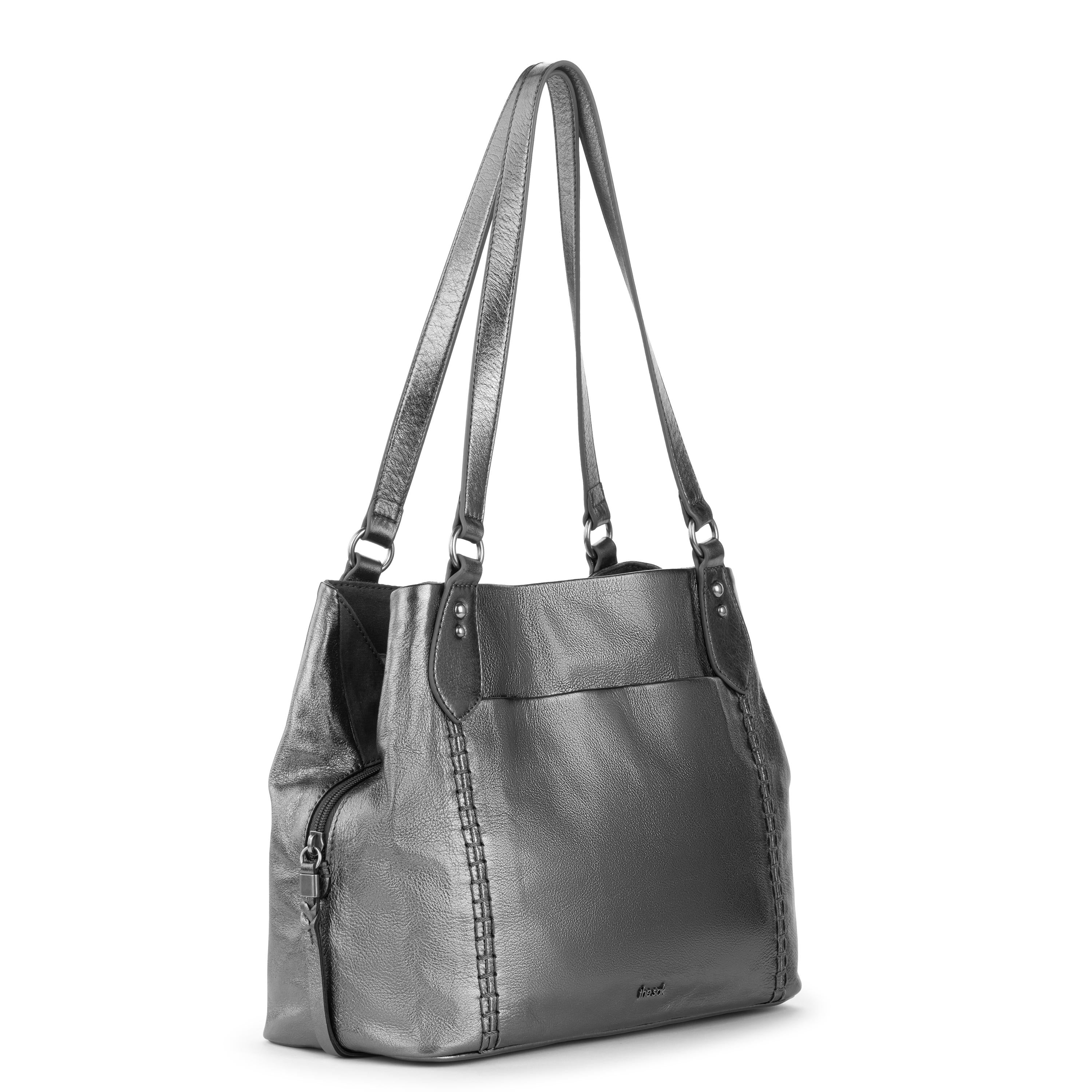 The Sak Melrose Satchel - Leather - Gunmetal