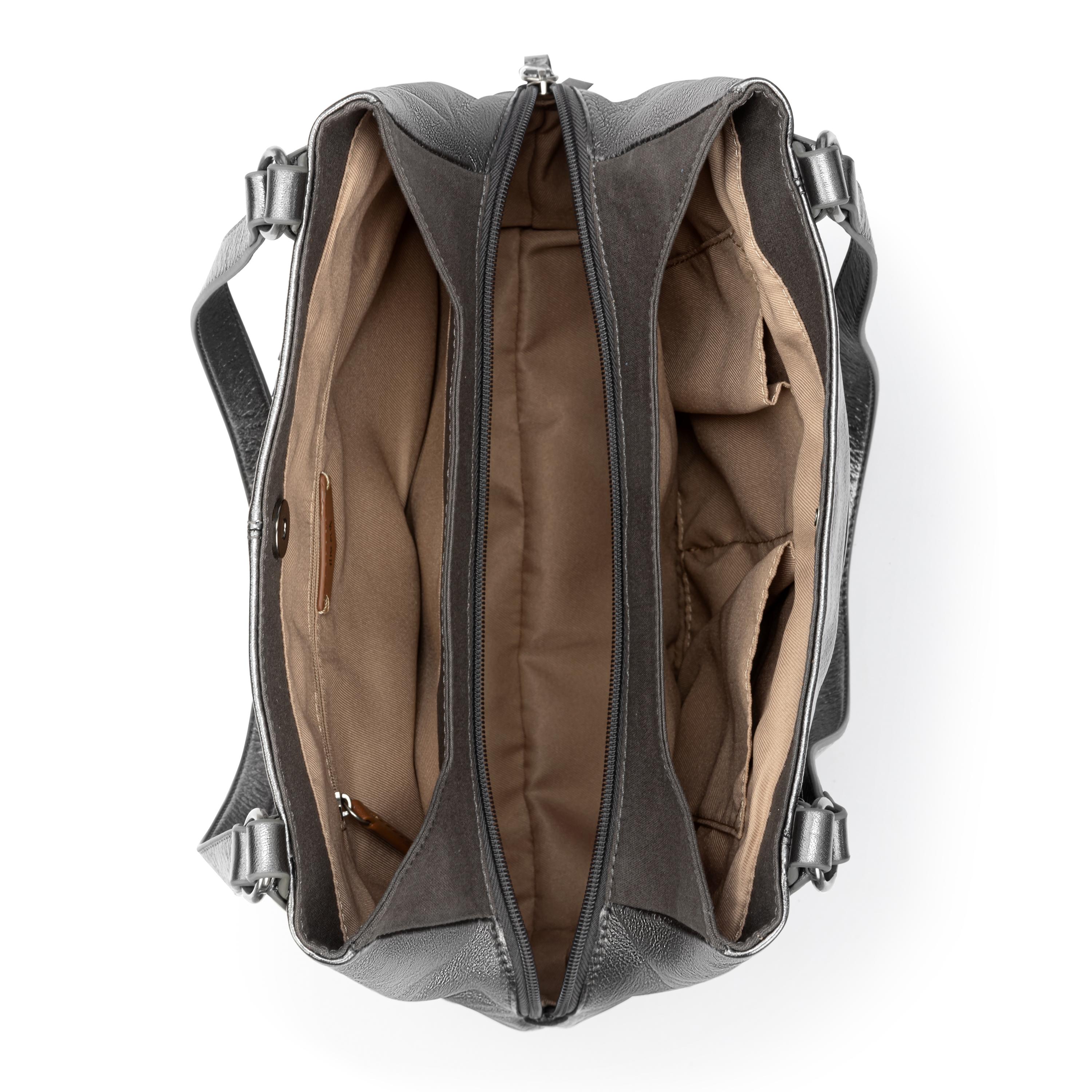 The Sak Melrose Satchel - Leather - Gunmetal