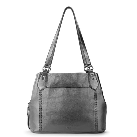 The Sak Melrose Satchel - Leather - Gunmetal