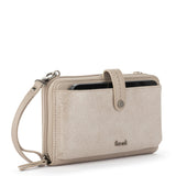 The Sak Iris Smartphone Wallet - Leather - Sand Sparkle Suede