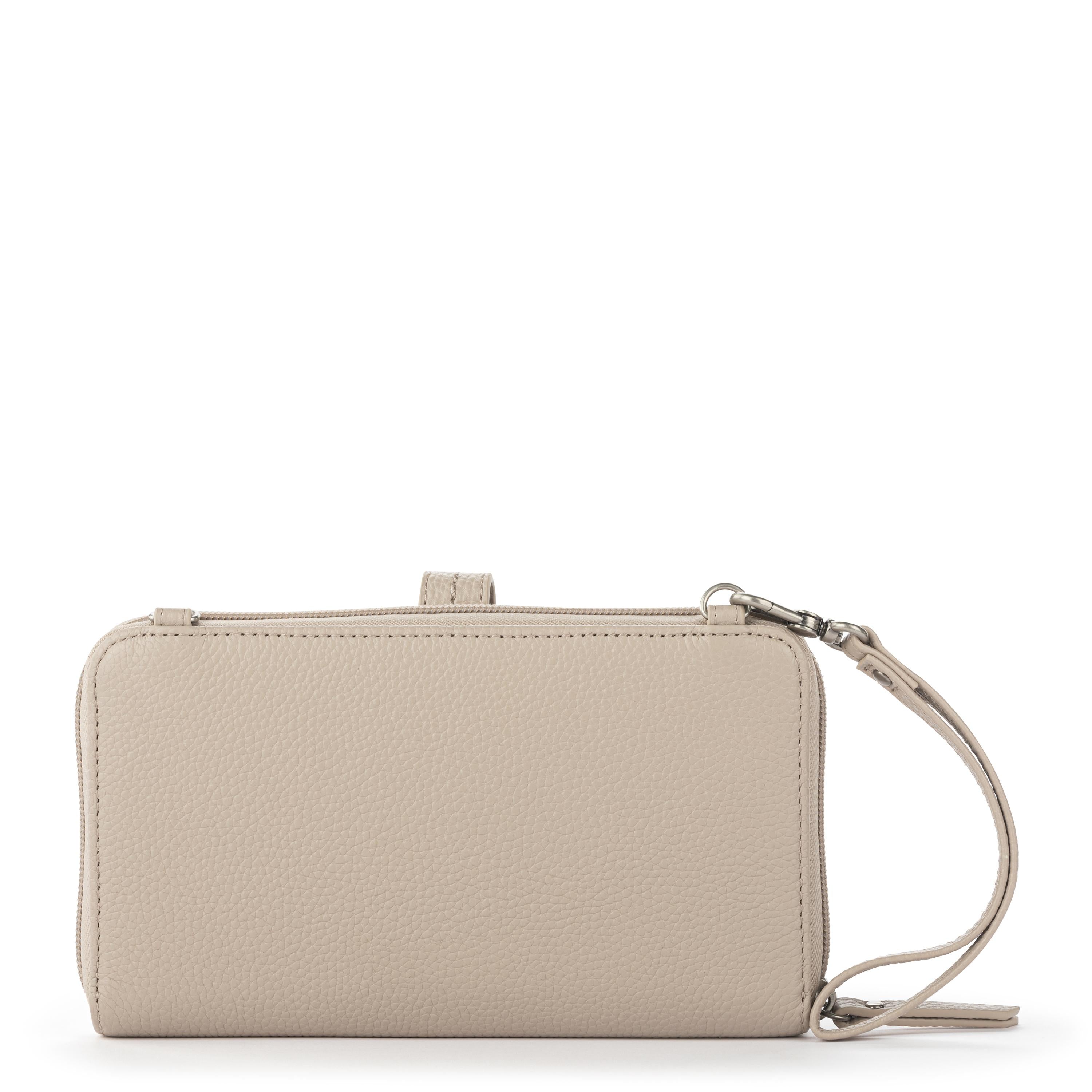 The Sak Iris Smartphone Wallet - Leather - Sand Sparkle Suede