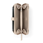 The Sak Iris Smartphone Wallet - Leather - Sand Sparkle Suede