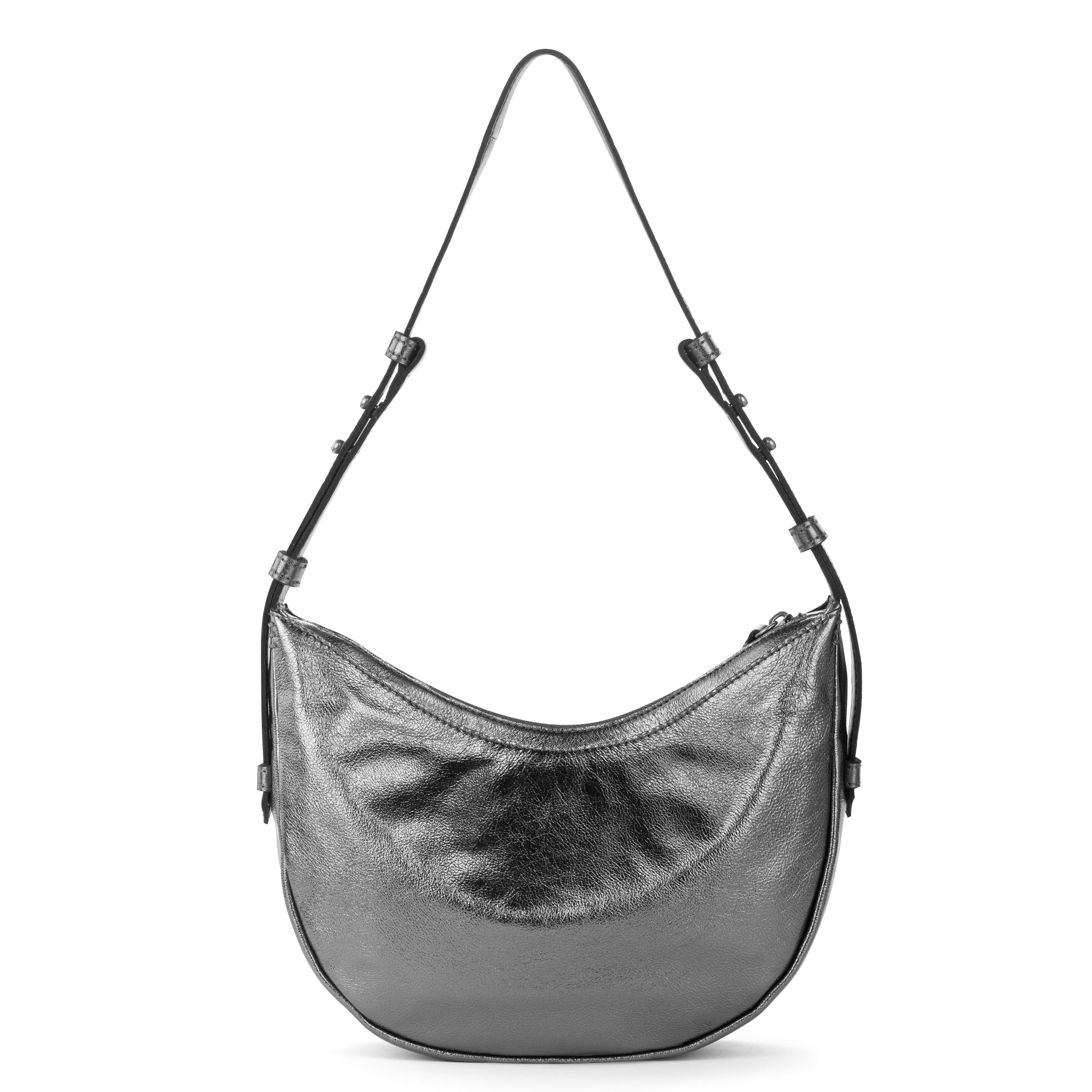 The Sak Tess Shoulder Bag - Leather - Gunmetal