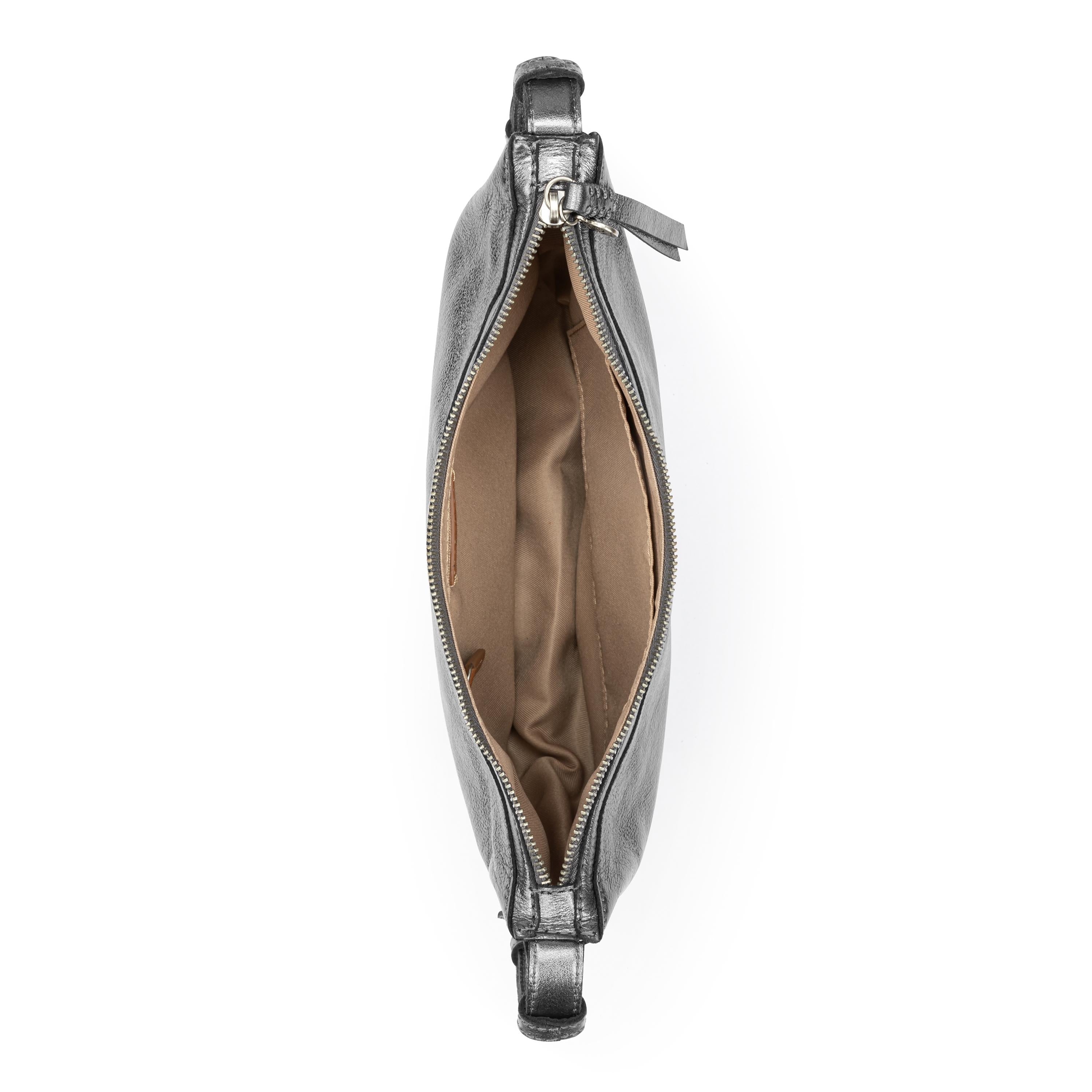 The Sak Tess Shoulder Bag - Leather - Gunmetal