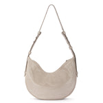 The Sak Tess Shoulder Bag - Leather - Sand Sparkle Suede