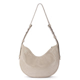 The Sak Tess Shoulder Bag - Leather - Sand Sparkle Suede