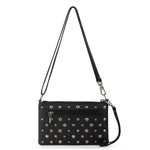 The Sak Vita Convertible Wristlet - Leather - Black Silver Stud
