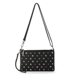 The Sak Vita Convertible Wristlet - Leather - Black Silver Stud