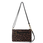 The Sak Vita Convertible Wristlet - Leather - Leopard Suede