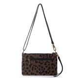 The Sak Vita Convertible Wristlet - Leather - Leopard Suede