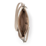 The Sak Vita Convertible Wristlet - Leather - Sand Sparkle Suede