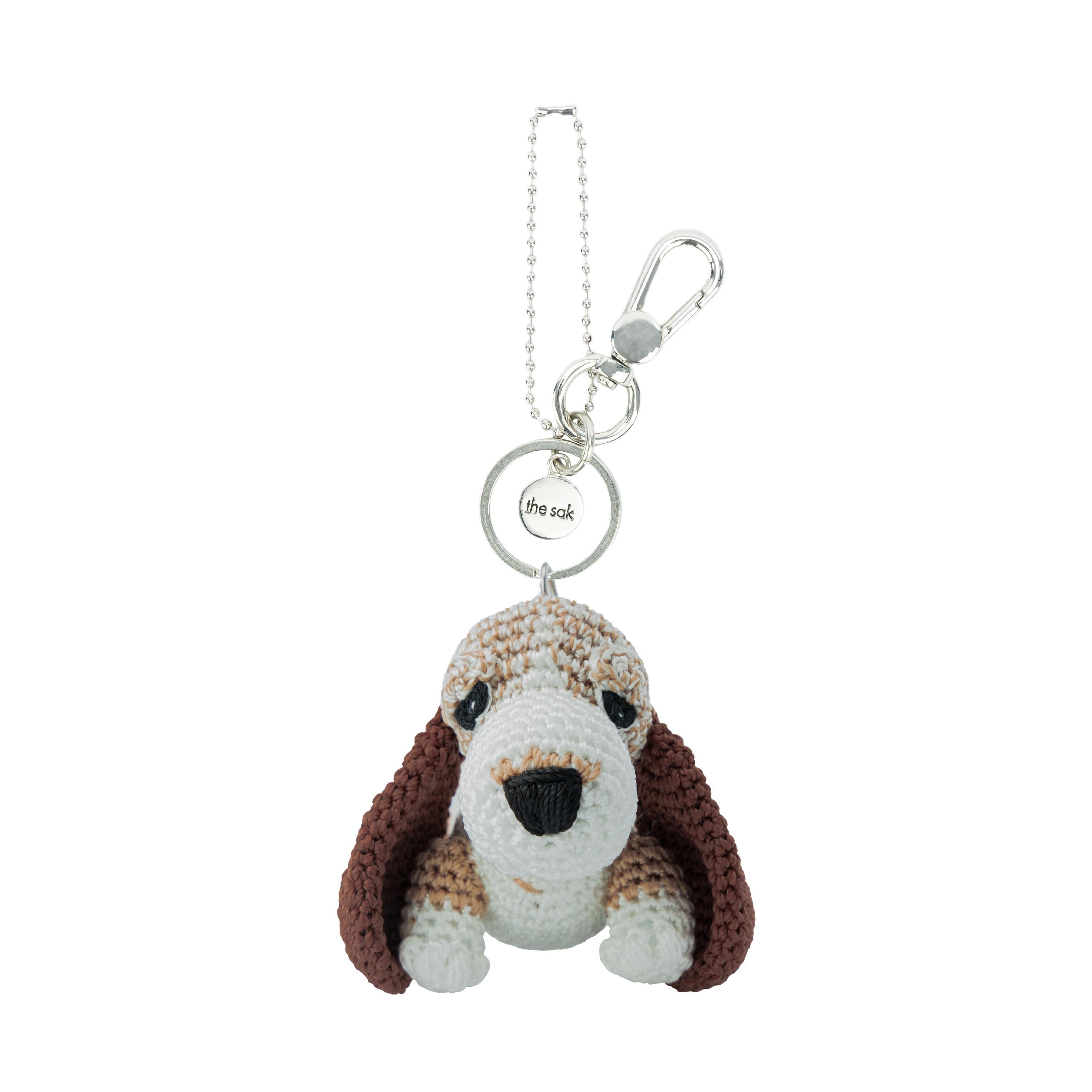 The Sak Yarnicharmz Dangle - Hand Crochet - Bamboo Basset