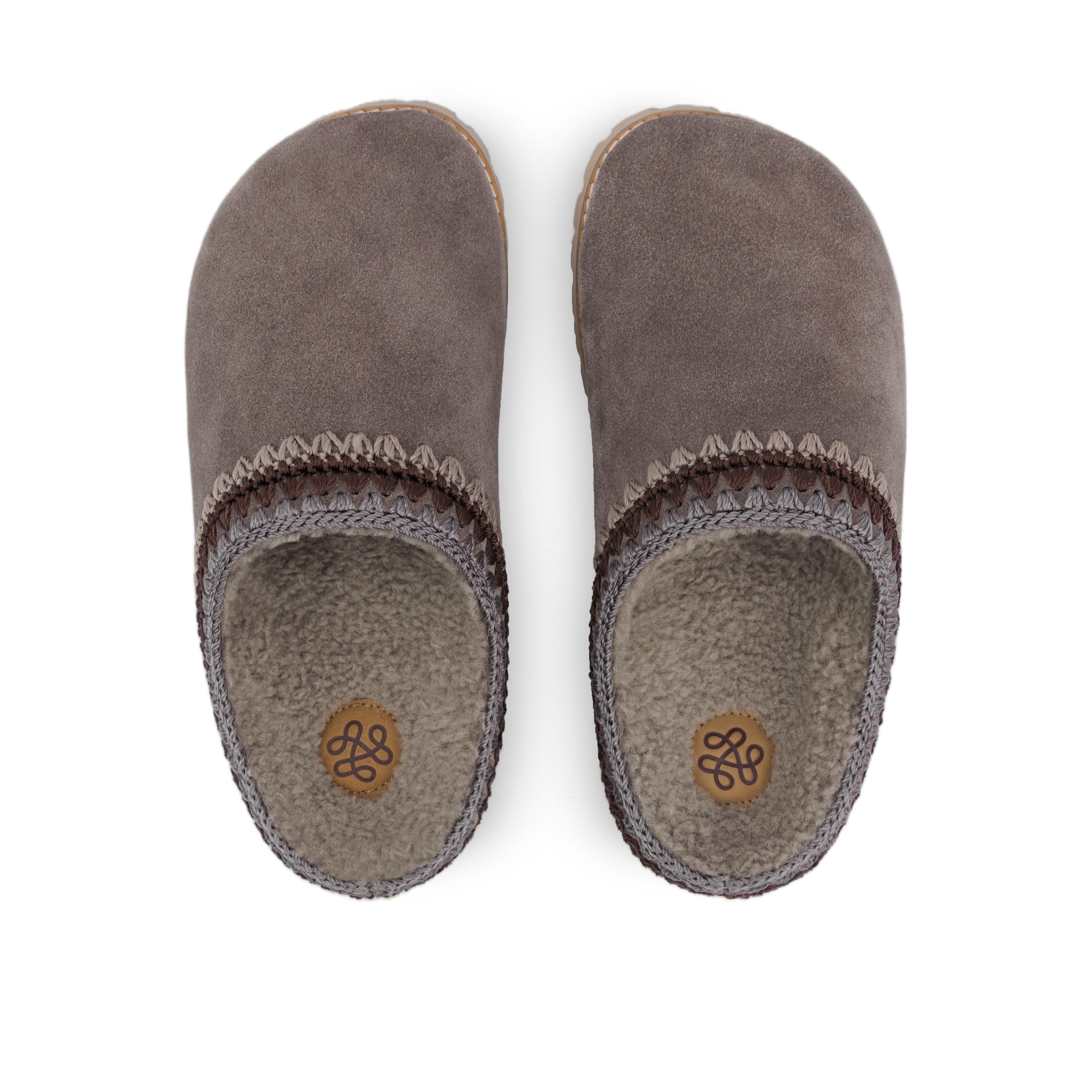 The Sak Bolinas Everyday Clog - Leather - Mushroom Shearling
