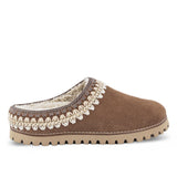 The Sak Bolinas Everyday Clog - Leather - Tobacco Shearling