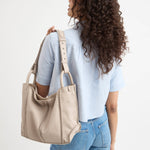 The Sak Los Feliz Medium Tote - Leather - Sand