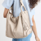The Sak Los Feliz Medium Tote - Leather - Sand