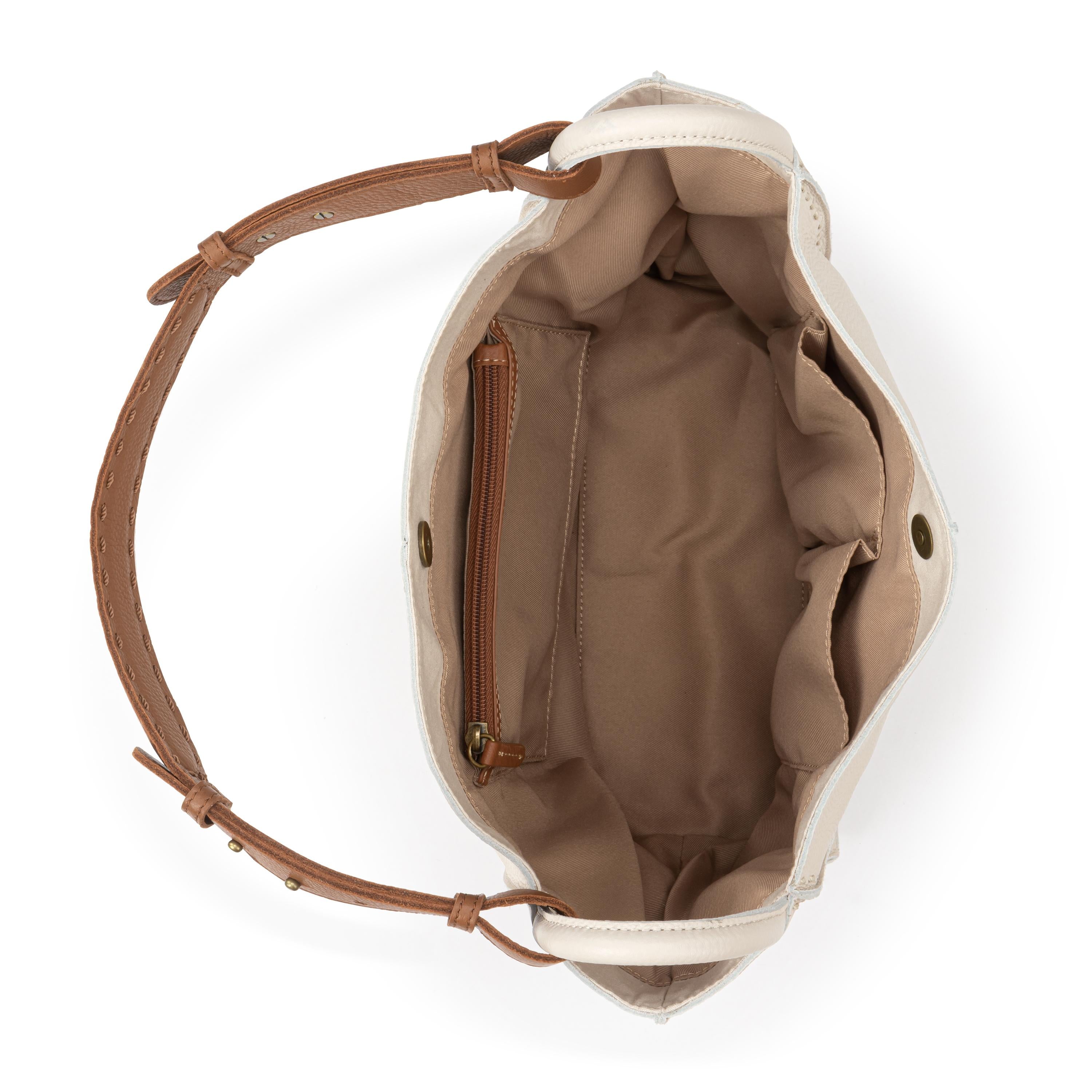 The Sak Los Feliz Medium Tote - Leather - Stone