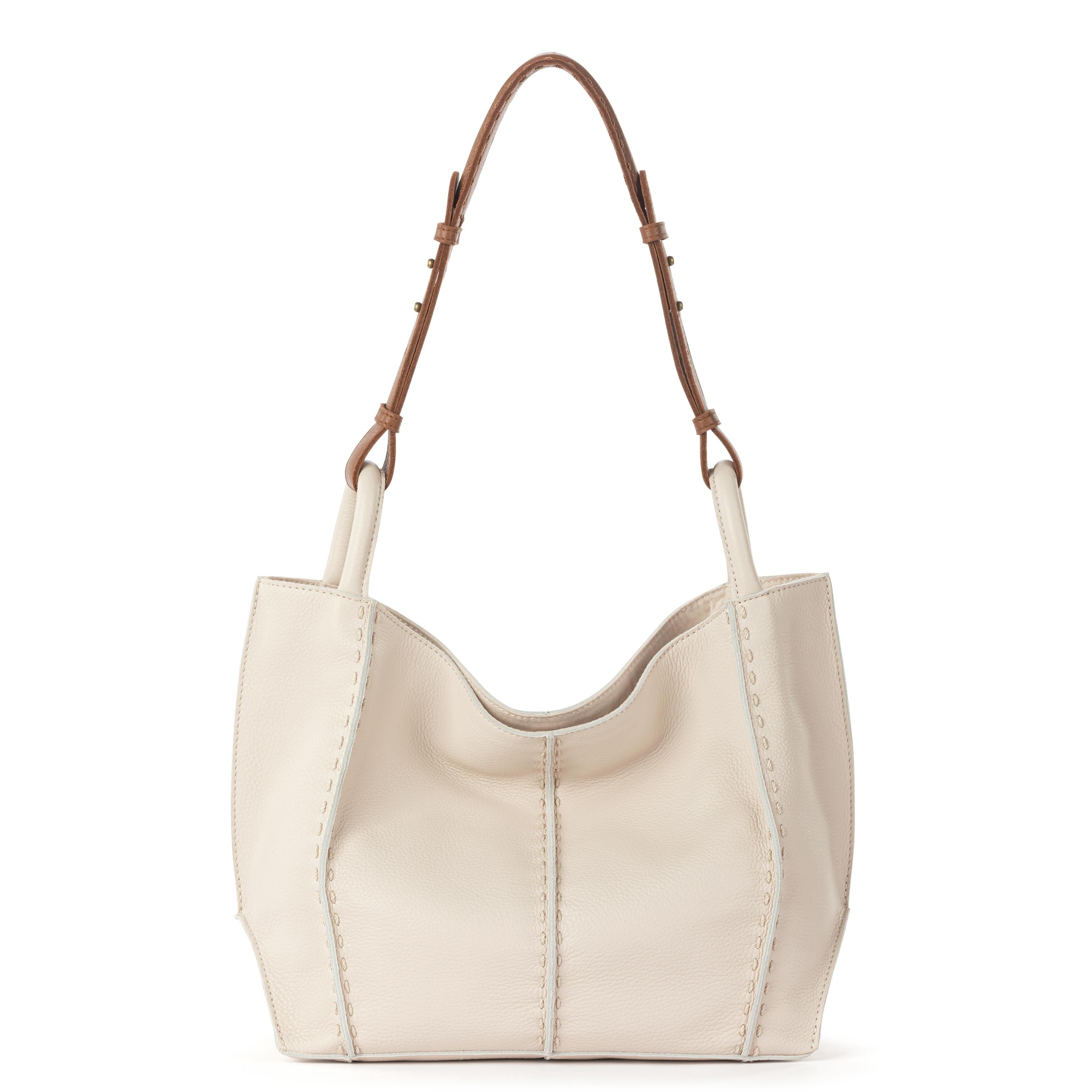 The Sak Los Feliz Medium Tote - Leather - Stone