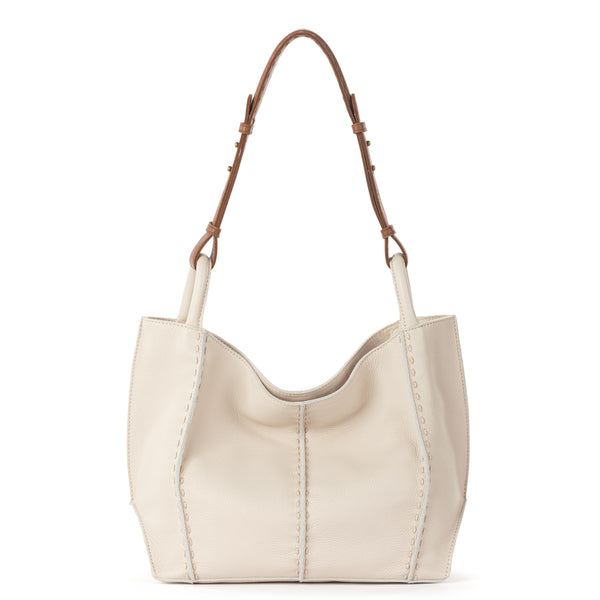 The Sak Los Feliz Medium Tote - Leather - Stone