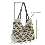 The Sak Los Feliz Large Tote - Hand Crochet - Natural Mermaid