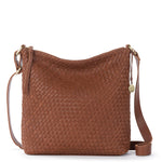The Sak Lucia Crossbody - Leather - Woven Cognac