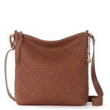 The Sak Lucia Crossbody - Leather - Woven Cognac
