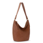 The Sak Sequoia Hobo - Leather - Woven Cognac