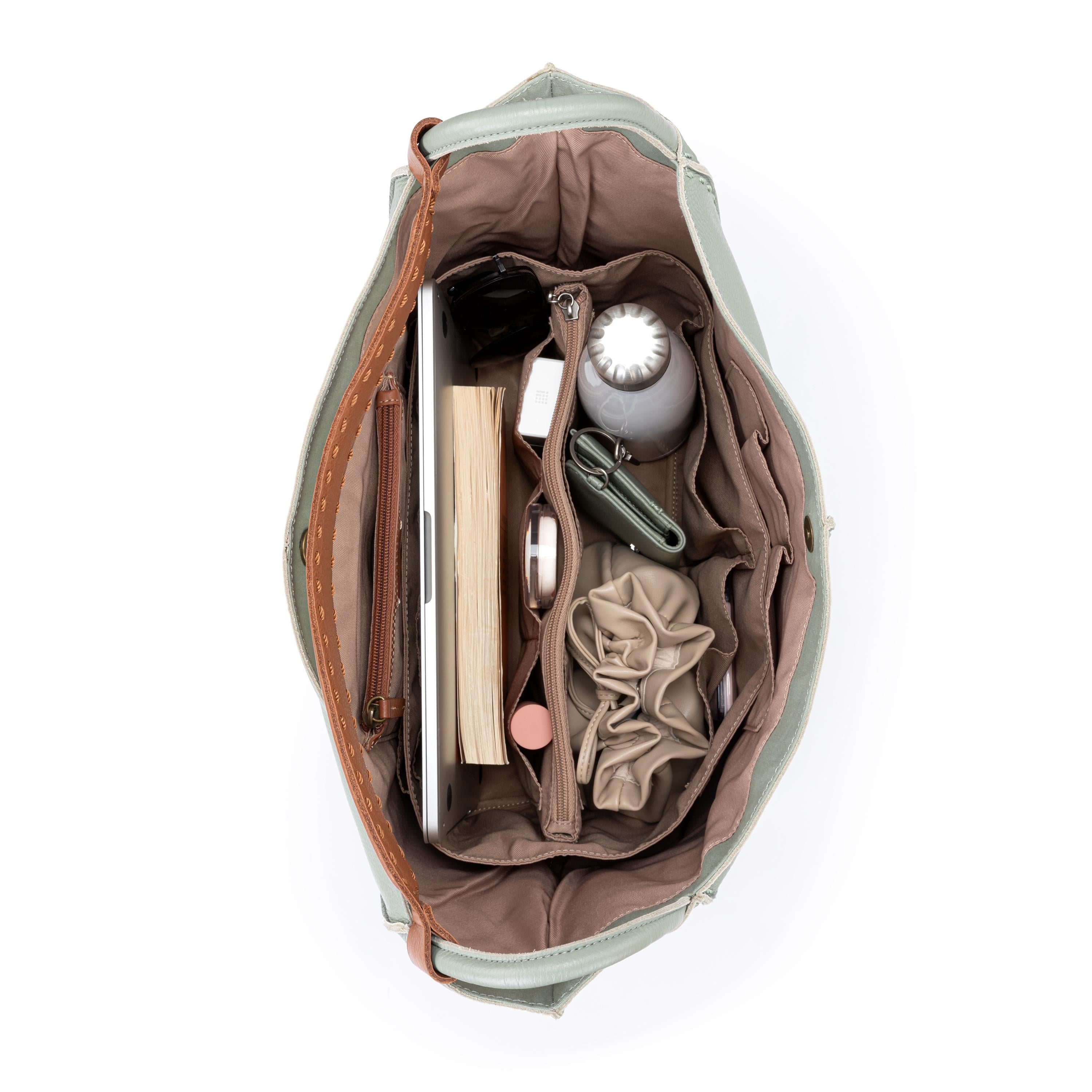 The Sak Los Feliz Large Tote Organizer Insert - EcoTwill - Taupe