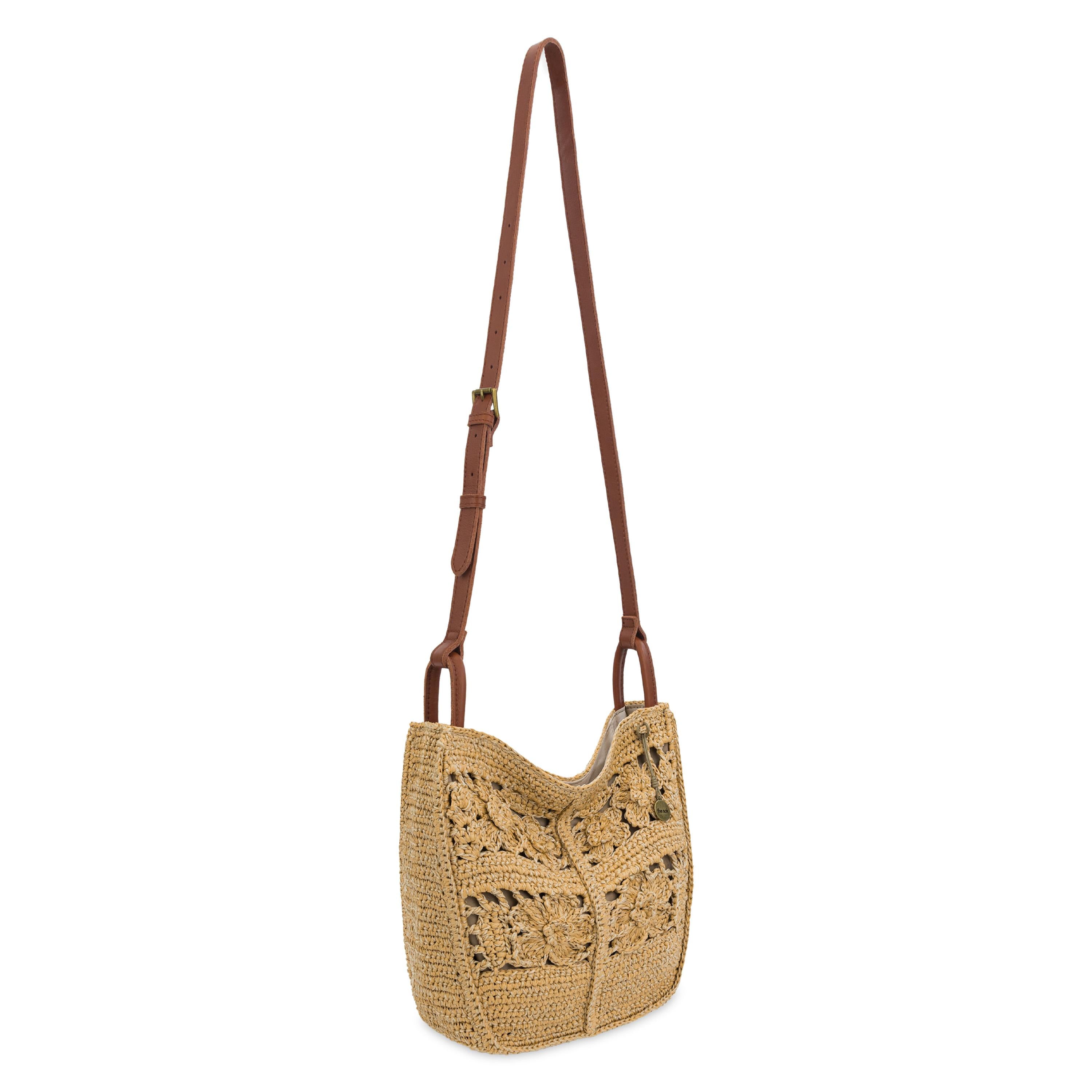 The Sak Los Feliz Crossbody - Hand Crochet - Natural Tonal Flower