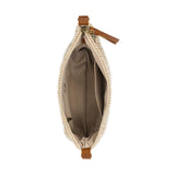 The Sak Tess Shoulder Bag - Hand Crochet - Bamboo Static