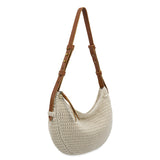 The Sak Tess Shoulder Bag - Hand Crochet - Ecru