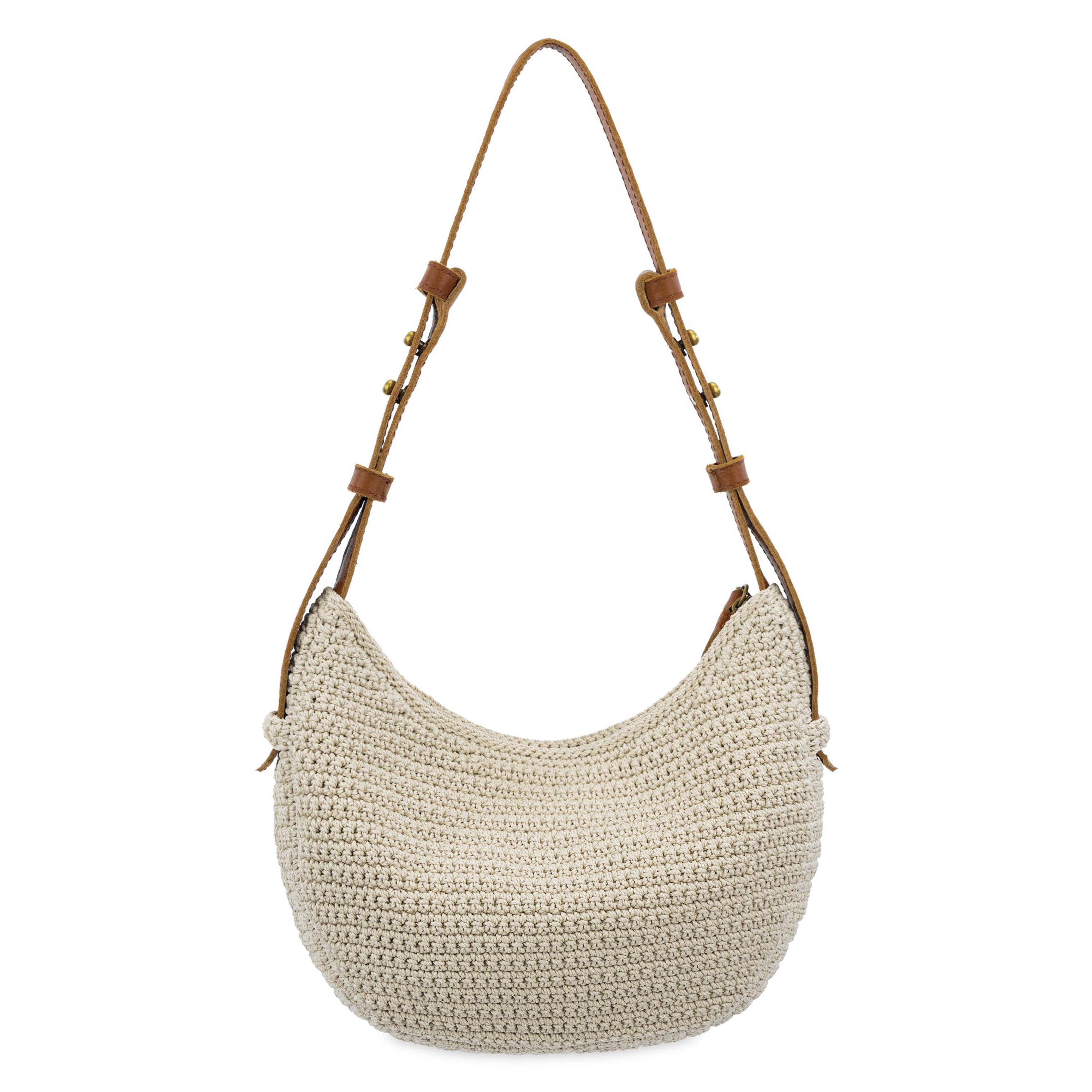 The Sak Tess Shoulder Bag - Hand Crochet - Ecru