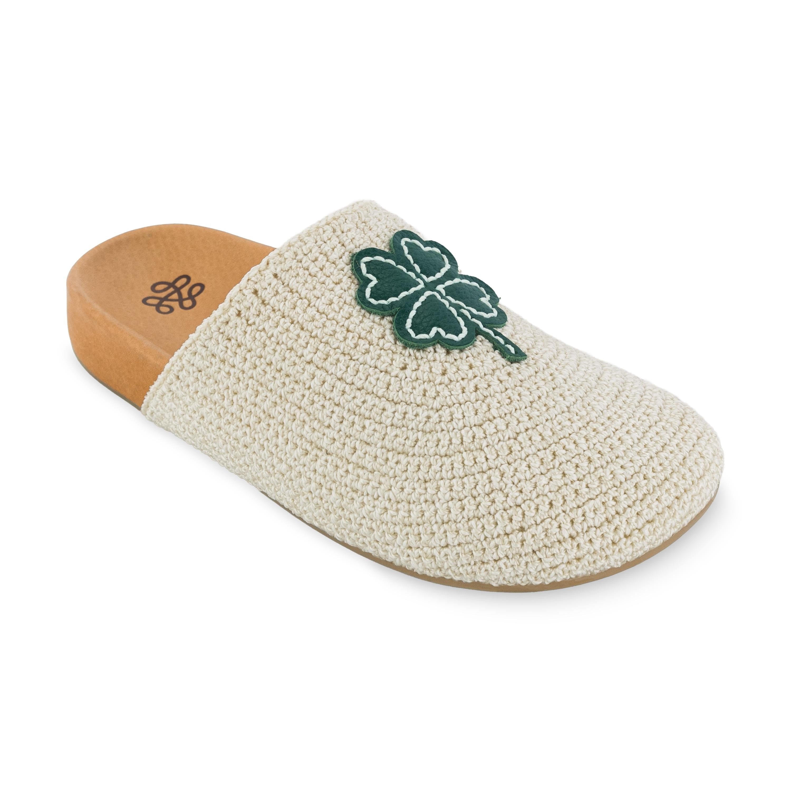 The Sak Bolinas Clog - Hand Crochet - Natural Clover