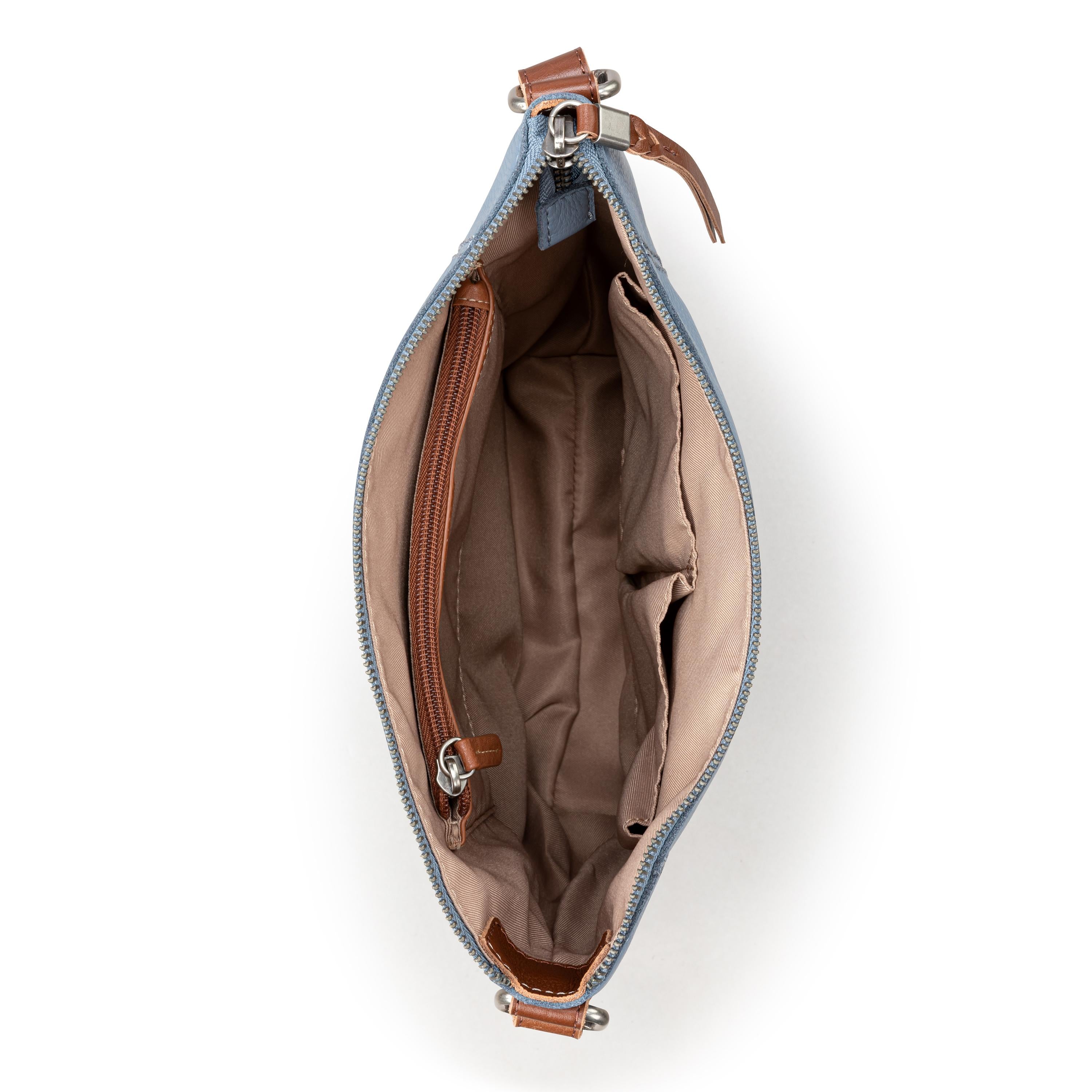 The Sak Ashland Leather Slouchy Crossbody - Leather - Maritime