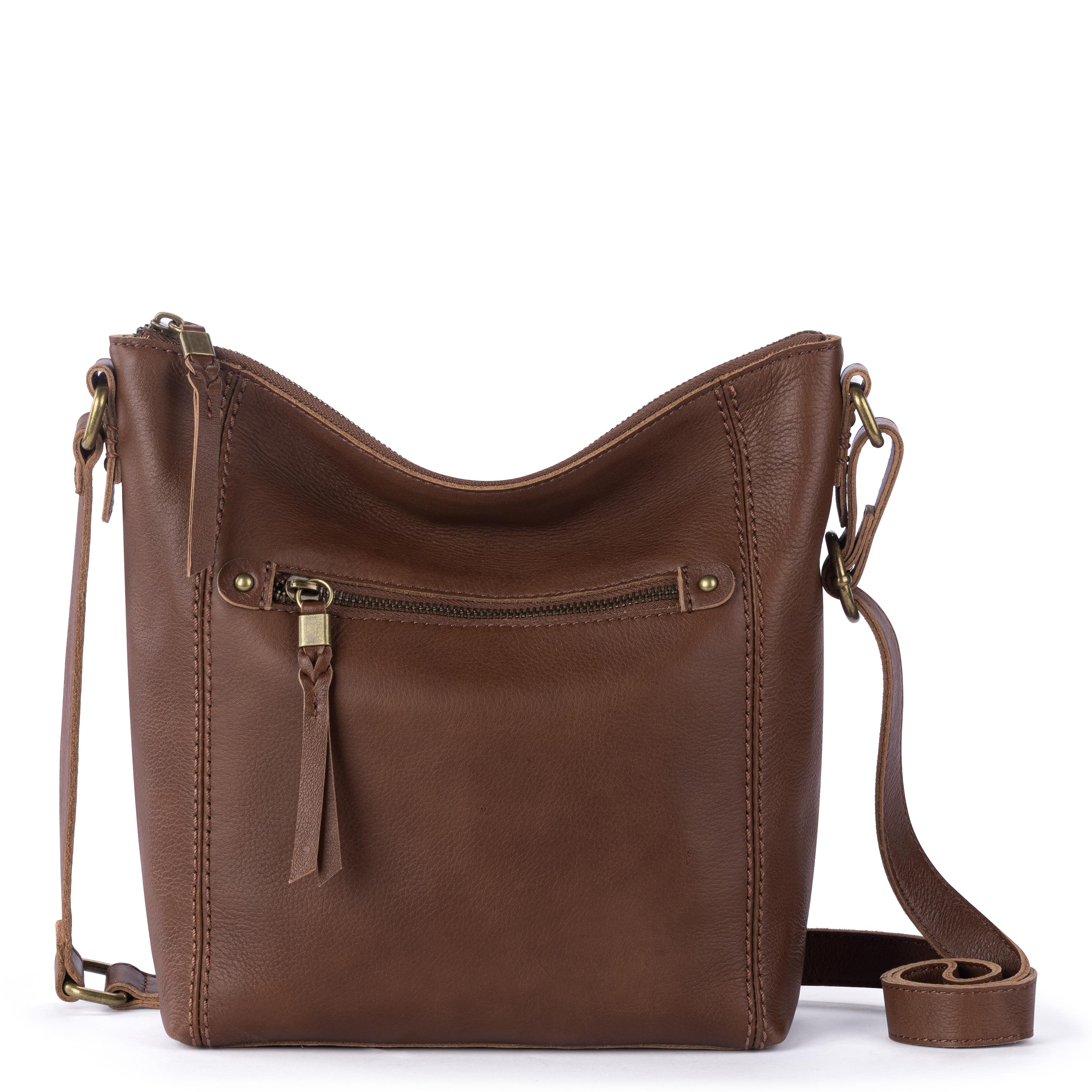 The Sak Ashland Leather Slouchy Crossbody - Leather - Whiskey
