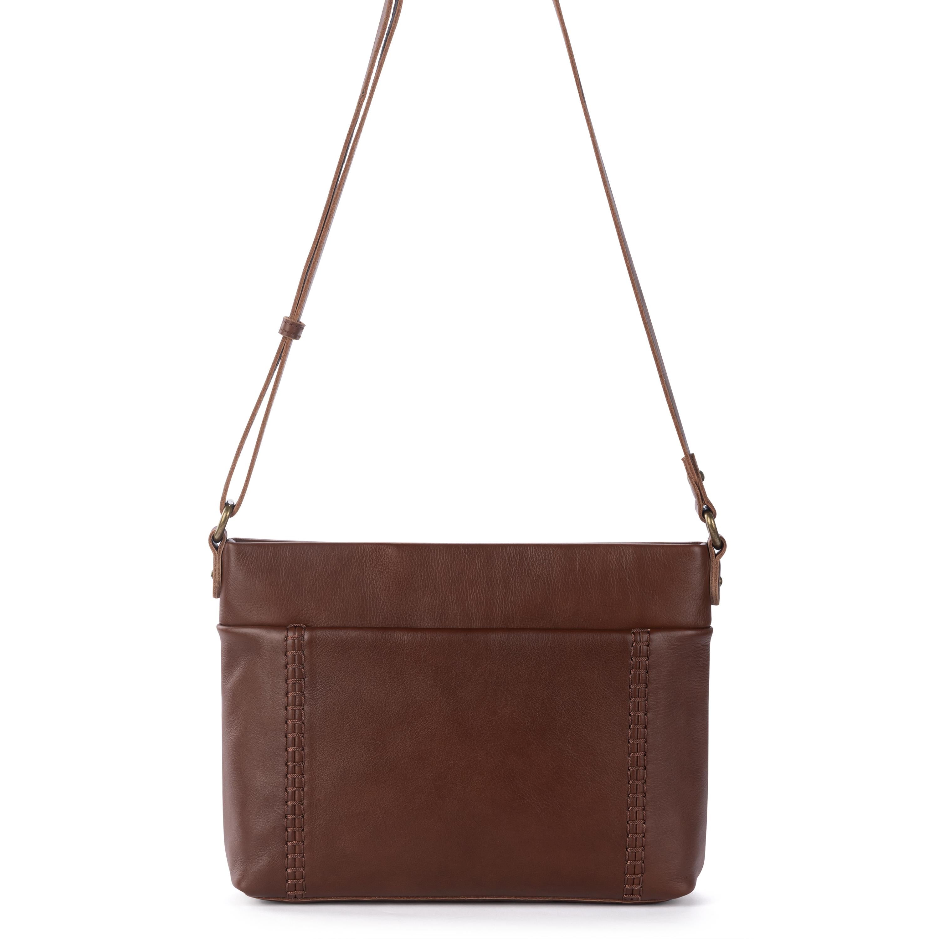 The Sak Melrose Leather Soft Crossbody - Leather - Whiskey