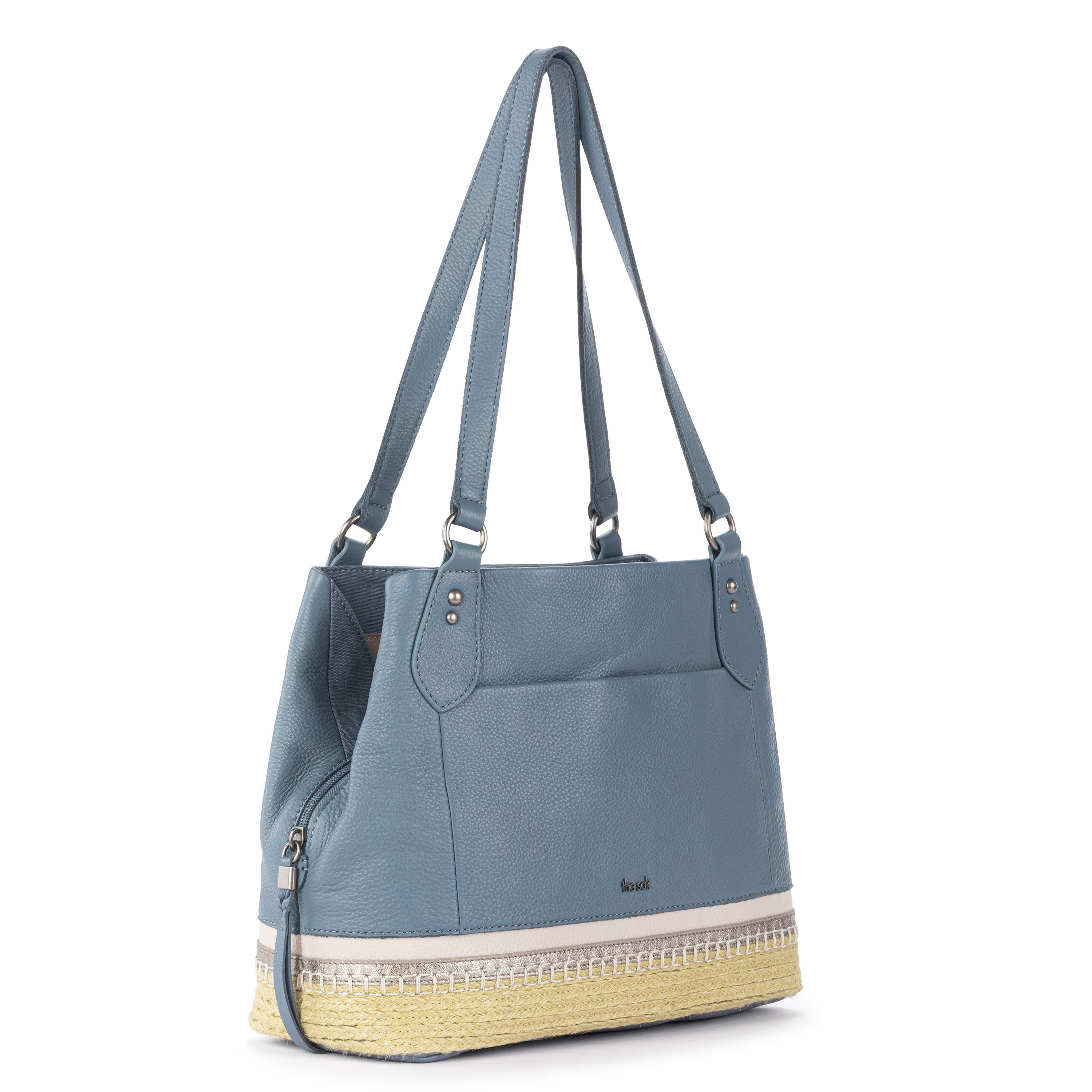 The Sak Melrose Satchel - Leather - Maritime Espadrille