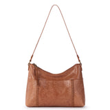 The Sak Melrose Shoulder Bag - Leather - Tobacco Floral Embossed