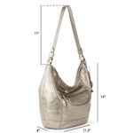 The Sak Sequoia Shoulder Hobo - Leather - Pyrite