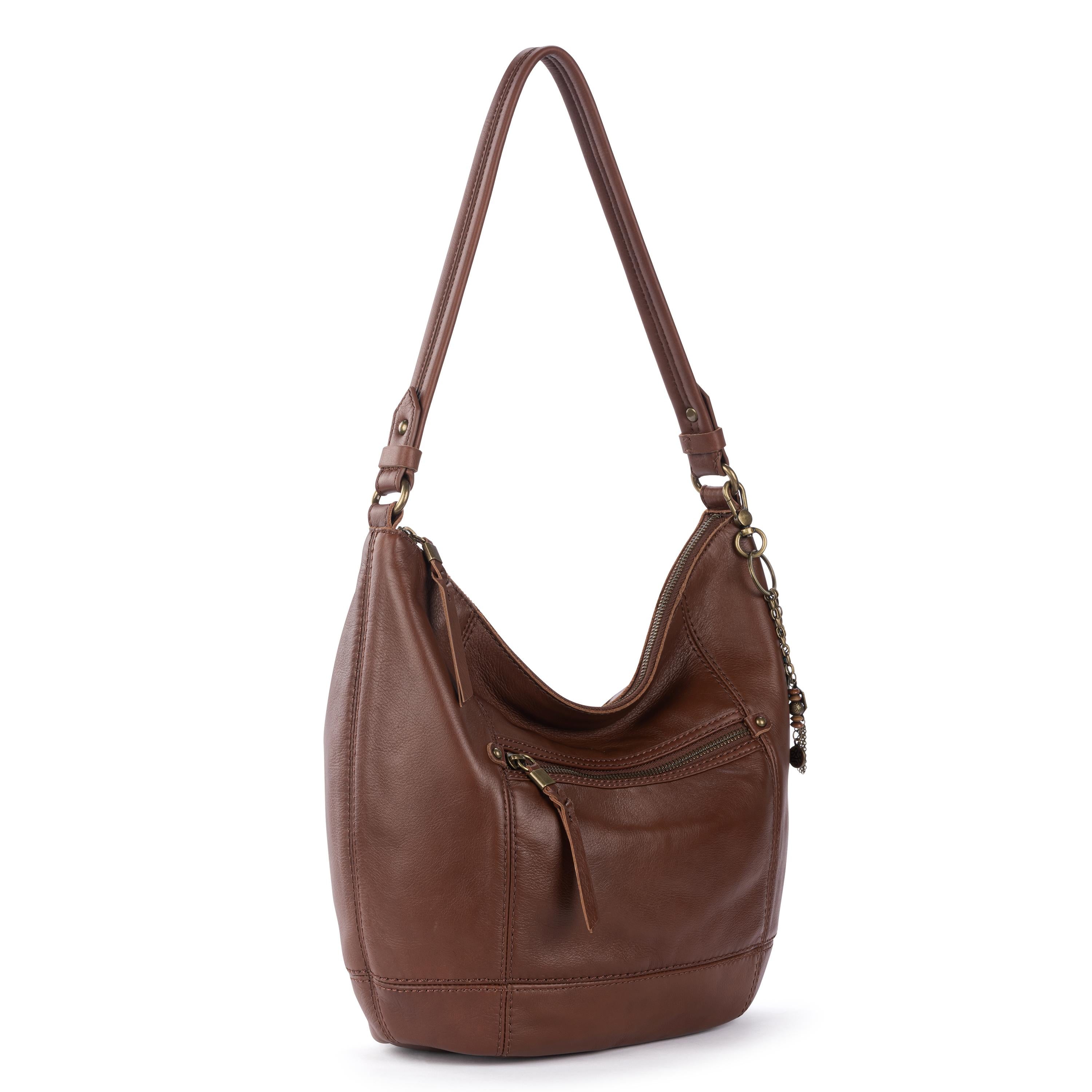 The Sak Sequoia Shoulder Hobo - Leather - Whiskey