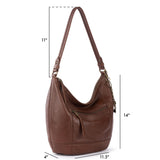 The Sak Sequoia Shoulder Hobo - Leather - Whiskey