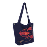 The Sak Sola Carryall Tote - Hand Crochet - Lobster
